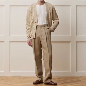 Todd Snyder Argyle Cardigan in Chalk White Men's Small NWT